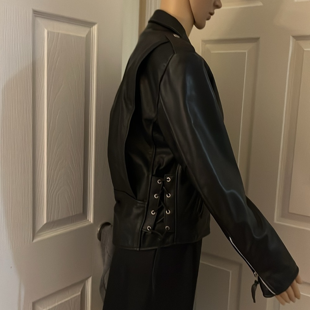 Leather motorcycle jacket 🧥🏍 heavy weight - Picture 2 of 9